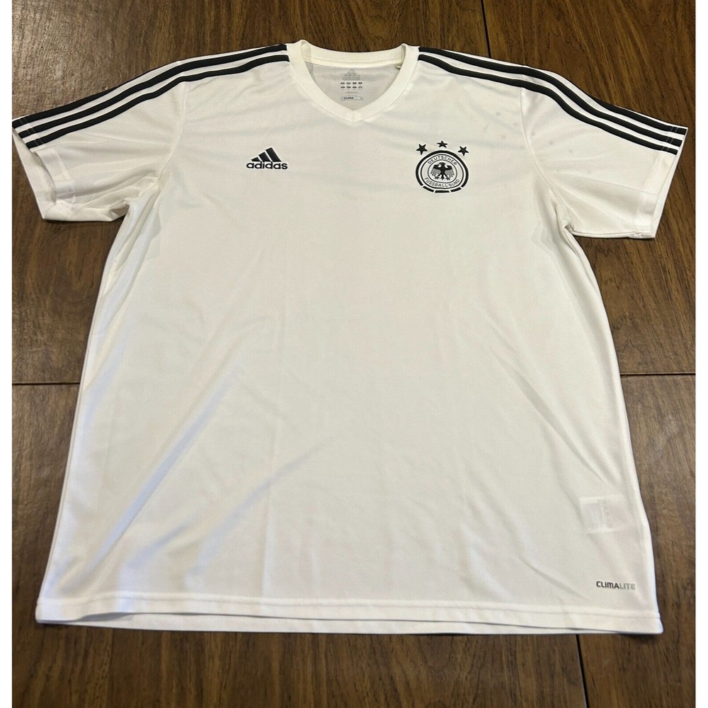 Germany Men's Soccer / Football Jersey XXL White Deutschland Adidas Climalite